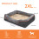 (4XL(145x120x12cm)) Luxury Large Orthopedic Dog Bed Warm Washable Pet Sofa 8