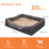 (4XL(145x120x12cm)) Luxury Large Orthopedic Dog Bed Warm Washable Pet Sofa 9