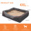 (4XL(145x120x12cm)) Luxury Large Orthopedic Dog Bed Warm Washable Pet Sofa 10