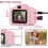 (Pink) Kids Camera, 2.0'' HD Screen with 32GB Memory Card 3