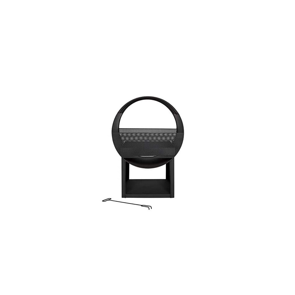 La Hacienda Camacha Mesh Fireplace - Patio Heater - Modern - Log Store Black