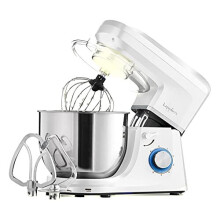 KAPPLICO Pro Plus 1800W Stand Mixer, 7.0L Stainless Steel Bowl, 6-Speed Food Mixer, Dough Hook, Whisk & Mixing Beater, Non-slip Rubber Feet, -