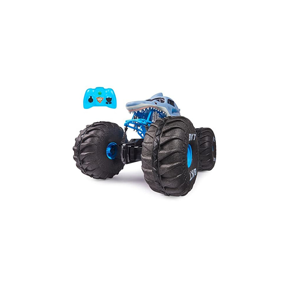 Monster Jam 6064929 Official RC Terrain Monster Truck Mega Megalodon 1:6 Scale Kids Toy Boys Girls