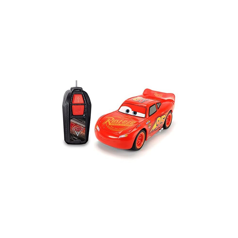 Disney Cars 203081000S03 "3 Lightning McQueen Single Drive" Remote Control Car