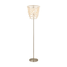 Litecraft Pilli Beaded Floor Lamp - Natural