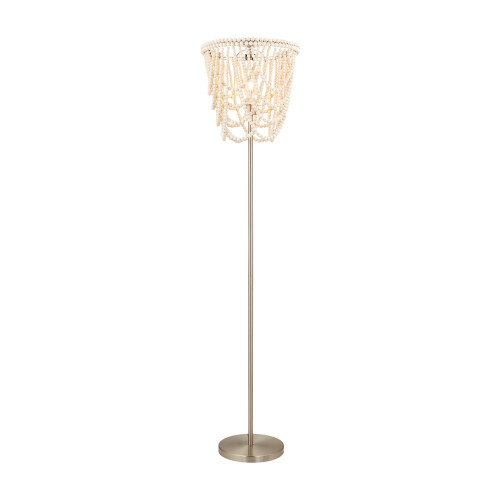 Litecraft Pilli Beaded Floor Lamp - Natural