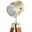Litecraft Acton Tripod Floor Lamp Spotlight Style - Satin Nickel 5