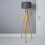 Litecraft Willow Wood Tripod Natural Floor Lamp 4