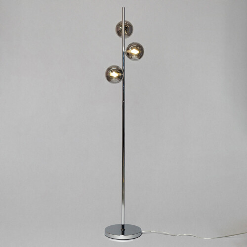 Litecraft Laszlo Floor Lamp 3 Light - Polished Chrome 2