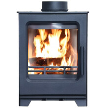 Defra 5KW Log Wood Burning Multifuel Stove Woodburner Fireplace Eco Design Ready