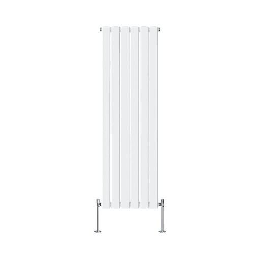 NRG (1600x408mm Single, White) NRG Horizontal Vertical Flat Panel Designer Radiator Central Heating Radiator Rads 1