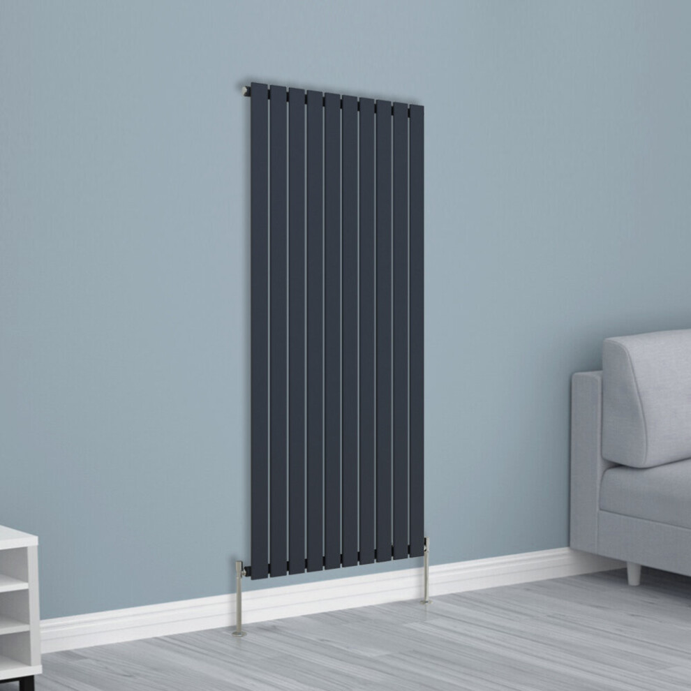 Nrg (1600X680mm Single, ) Horizontal Vertical Flat Panel Designer Radiator Central Heating Radiator Rads Anthracite