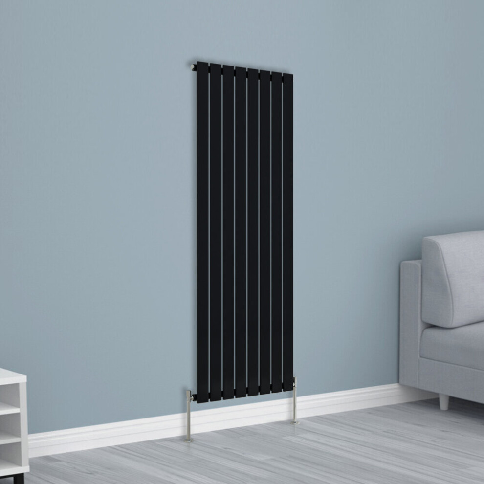 Nrg (1600X544mm Single, ) Horizontal Vertical Flat Panel Designer Radiator Central Heating Radiator Rads Black