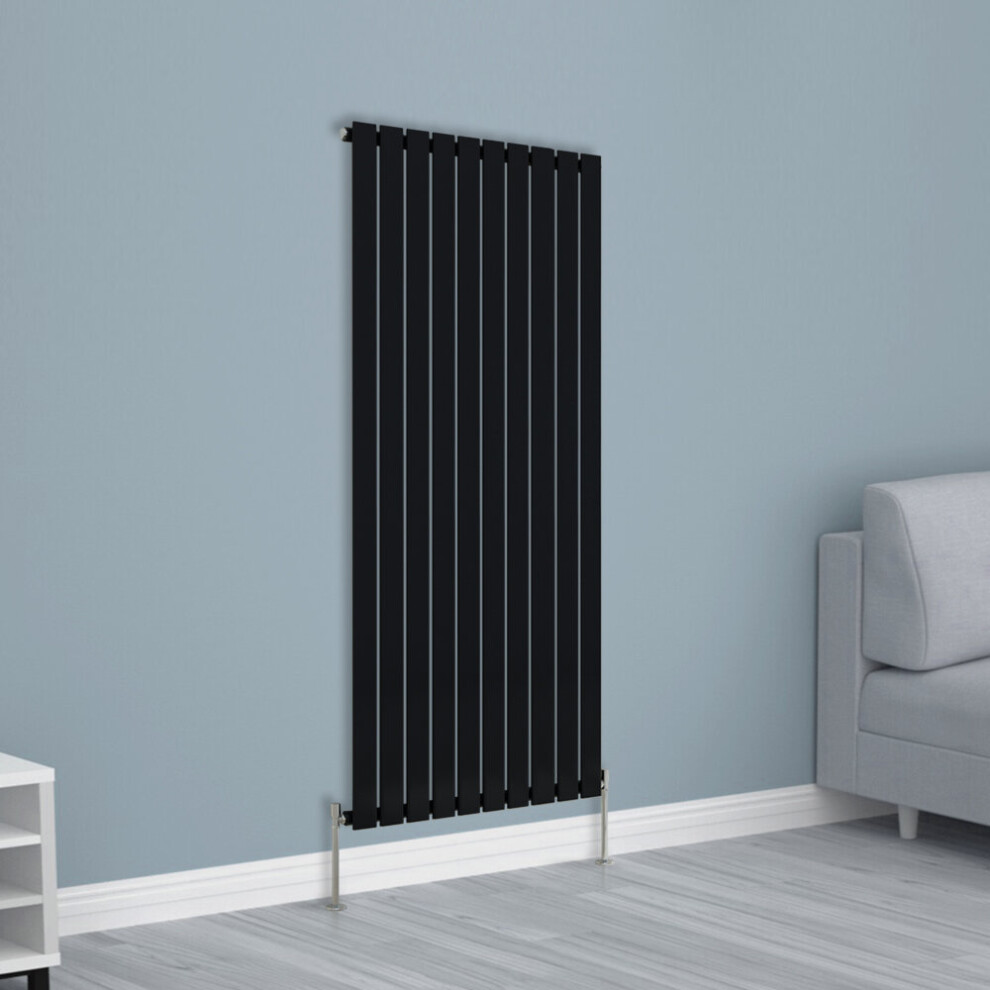 Nrg (1600X680mm Single, ) Horizontal Vertical Flat Panel Designer Radiator Central Heating Radiator Rads Black
