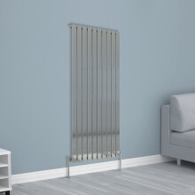 (1600x680mm Single, Chrome) NRG Horizontal Vertical Flat Panel Designer Radiator Central Heating Radiator Rads