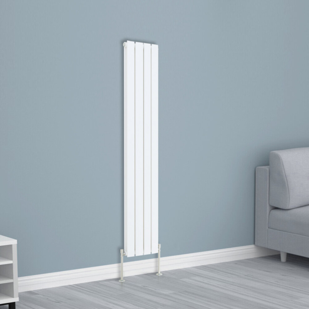 Nrg (1600X272mm Double, ) Horizontal Vertical Flat Panel Designer Radiator Central Heating Radiator Rads White