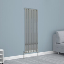 (1600x544mm Single, Chrome) NRG Horizontal Vertical Flat Panel Designer Radiator Central Heating Radiator Rads