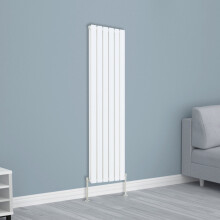 (1600x408mm Double, White) NRG Horizontal Vertical Flat Panel Designer Radiator Central Heating Radiator Rads