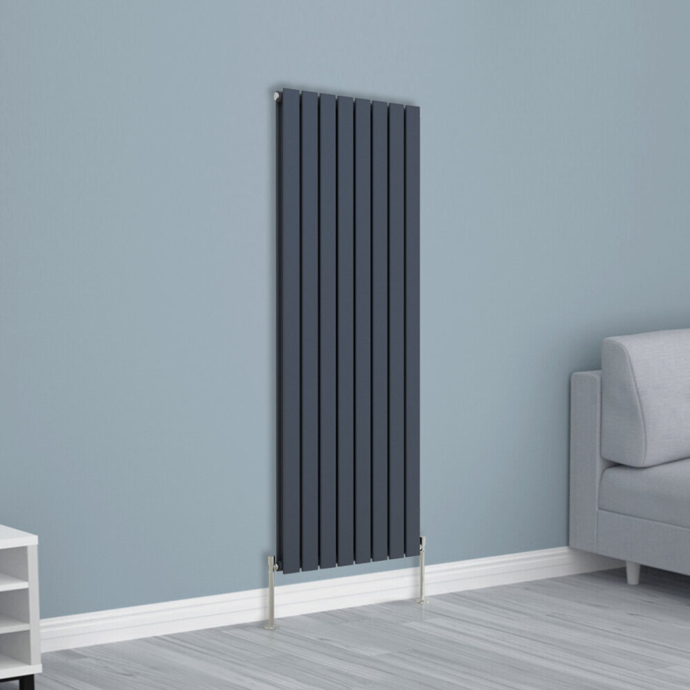 Nrg (1600X544mm Double, ) Horizontal Vertical Flat Panel Designer Radiator Central Heating Radiator Rads Anthracite