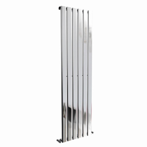 NRG (1600x408mm Single, Chrome) NRG Horizontal Vertical Flat Panel Designer Radiator Central Heating Radiator Rads 1