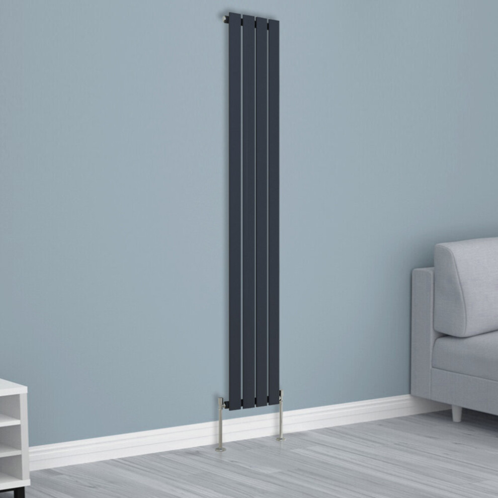 Nrg (1800X272mm Single, ) Horizontal Vertical Flat Panel Designer Radiator Central Heating Radiator Rads Anthracite