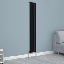 (1800x272mm Single, Black) NRG Horizontal Vertical Flat Panel Designer Radiator Central Heating Radiator Rads