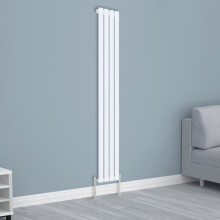 (1800x272mm Single, White) NRG Horizontal Vertical Flat Panel Designer Radiator Central Heating Radiator Rads