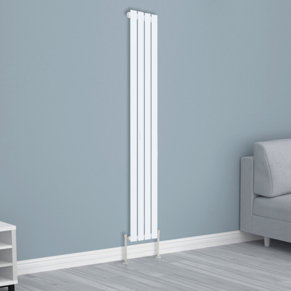 Nrg (1800X272mm Single, ) Horizontal Vertical Flat Panel Designer Radiator Central Heating Radiator Rads White