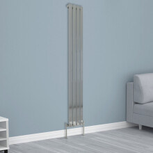 (1800x272mm Single, Chrome) NRG Horizontal Vertical Flat Panel Designer Radiator Central Heating Radiator Rads