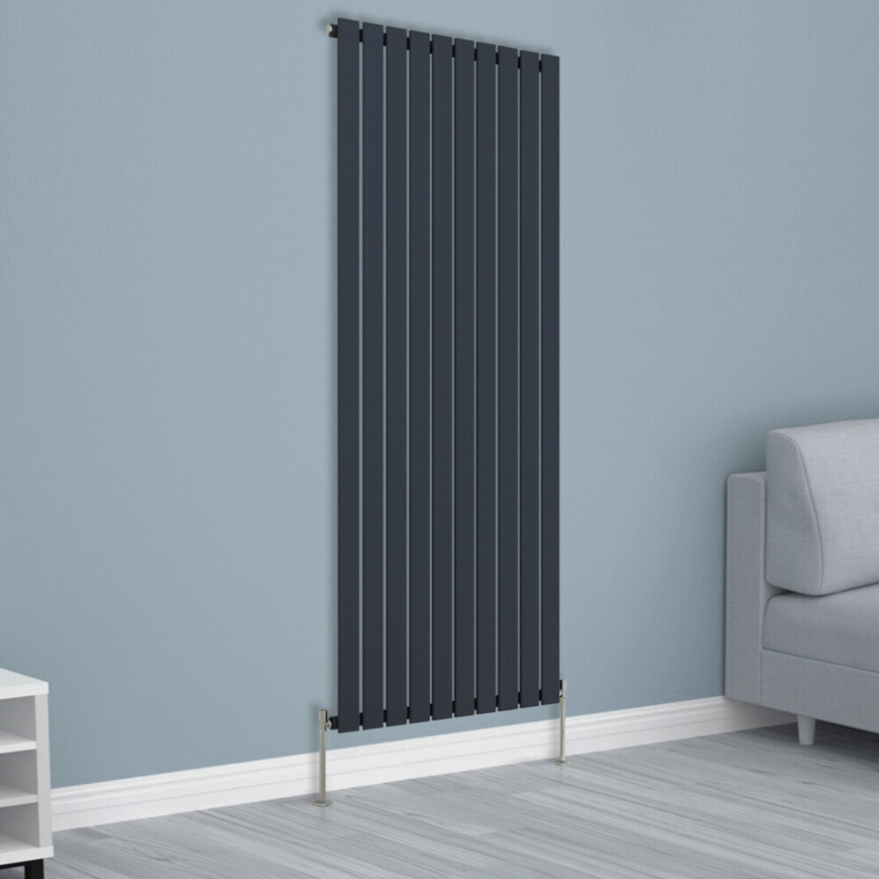 (1800x680mm Single, Anthracite) NRG Horizontal Vertical Flat Panel Designer Radiator Central Heating Radiator Rads