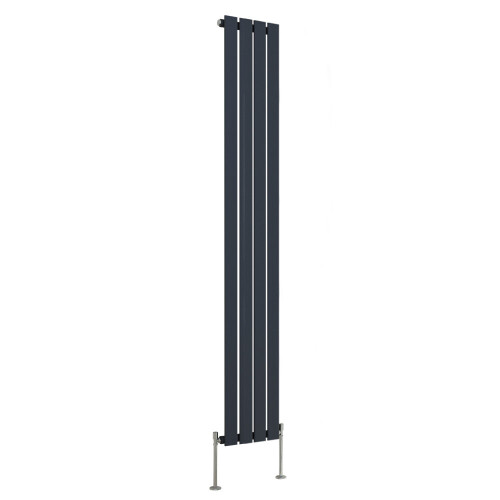 NRG (1800x272mm Single, Anthracite) NRG Horizontal Vertical Flat Panel Designer Radiator Central Heating Radiator Rads 1