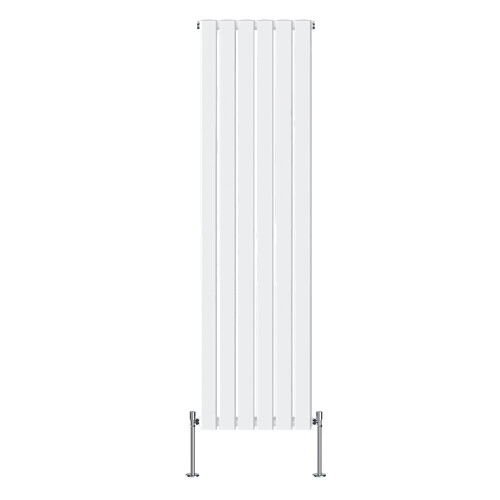 NRG (1800x408mm Single, White) NRG Horizontal Vertical Flat Panel Designer Radiator Central Heating Radiator Rads 1