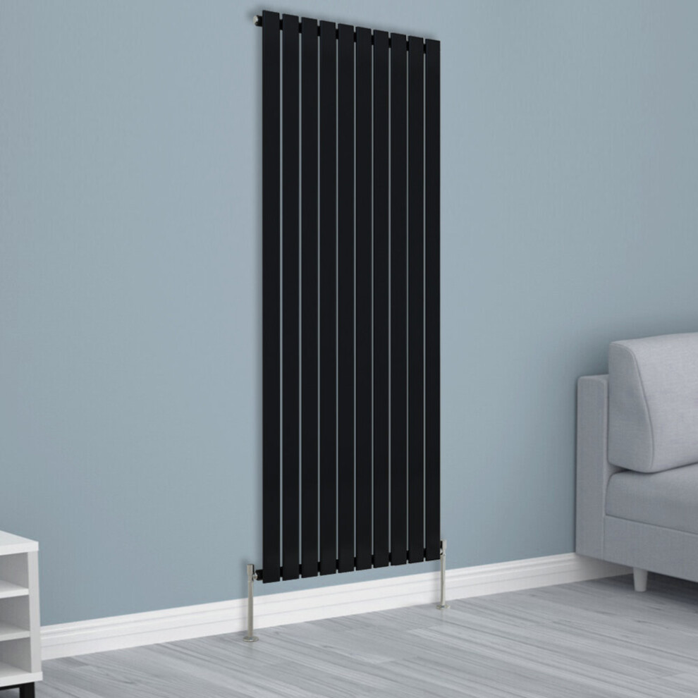 Nrg (1800X680mm Single, Black) Horizontal Vertical Flat Panel Designer Radiator Central Heating Radiator Rads