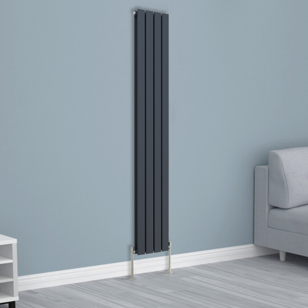 Nrg (1800X272mm Double, ) Horizontal Vertical Flat Panel Designer Radiator Central Heating Radiator Rads Anthracite
