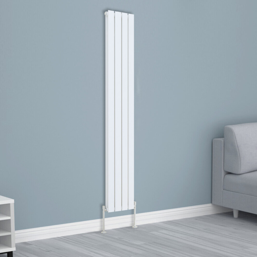 Nrg (1800X272mm Double, ) Horizontal Vertical Flat Panel Designer Radiator Central Heating Radiator Rads White