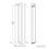 NRG (1600x408mm Single, White) NRG Horizontal Vertical Flat Panel Designer Radiator Central Heating Radiator Rads 5