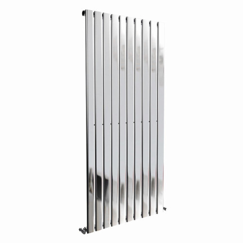 NRG (1800x680mm Single, Chrome) NRG Horizontal Vertical Flat Panel Designer Radiator Central Heating Radiator Rads 1