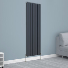 (1800x544mm Double, Anthracite) NRG Horizontal Vertical Flat Panel Designer Radiator Central Heating Radiator Rads