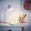 Litecraft Glow Table Lamp 3.5 Watt LED Adjustable Task Light - Pink 5