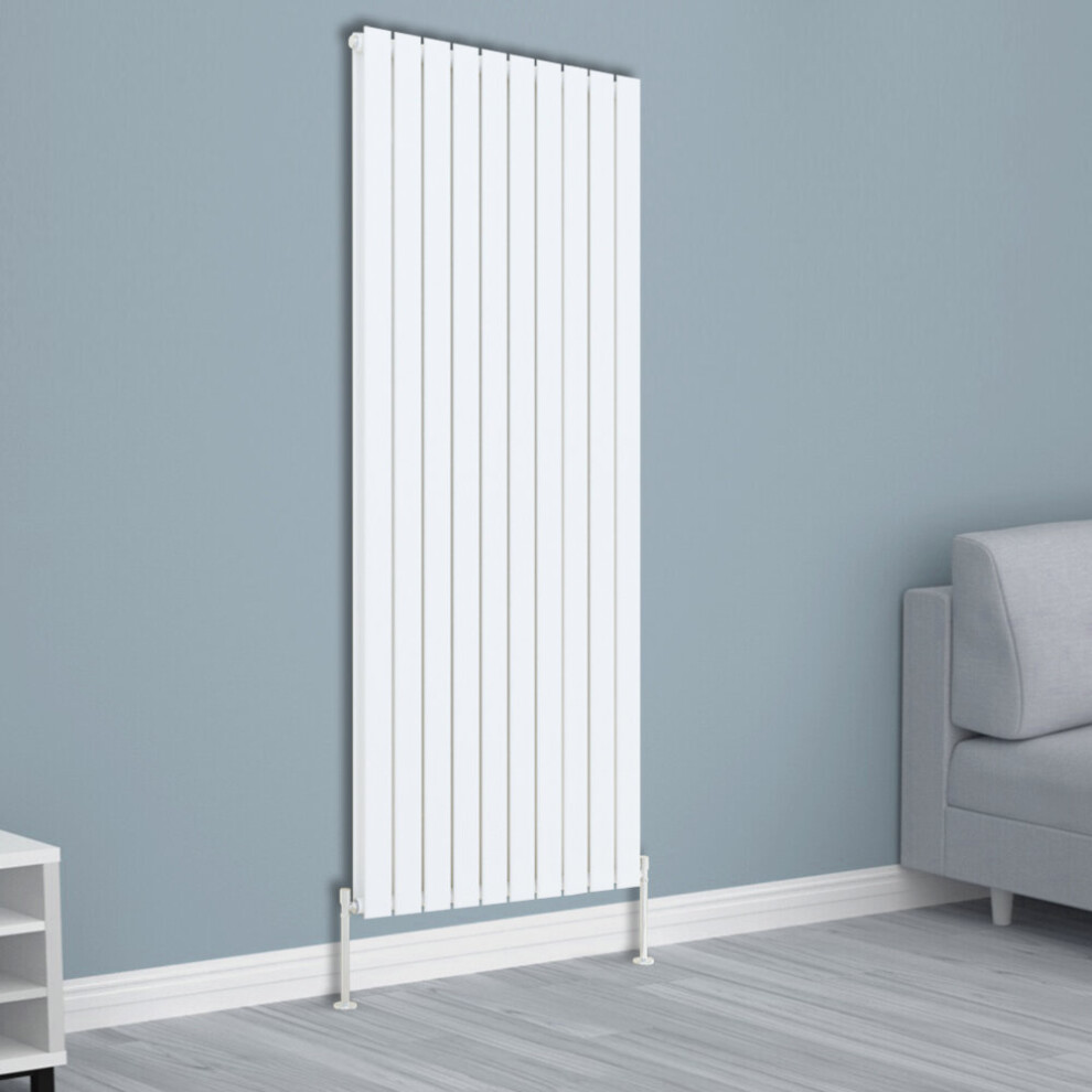 Nrg (1800X680mm Double, White) Horizontal Vertical Flat Panel Designer Radiator Central Heating Radiator Rads