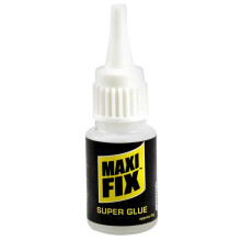 5 x MAXIFIX 20G SUPERGLUE, Wood, Metal, Plastics, Porcelain, Leather, Paper