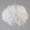 Litecraft Glow Feather Ball 50cm Easy Fit Child's Light Shade - White 5