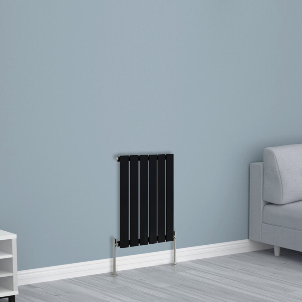 Nrg (600X408mm Single, ) Horizontal Vertical Flat Panel Designer Radiator Central Heating Radiator Rads Black