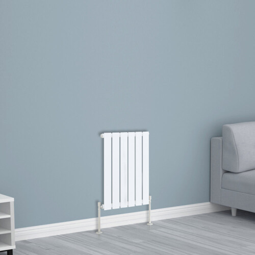 NRG (600x408mm Single, White) NRG Horizontal Vertical Flat Panel Designer Radiator Central Heating Radiator Rads