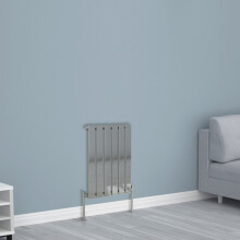 (600x408mm Single, Chrome) NRG Horizontal Vertical Flat Panel Designer Radiator Central Heating Radiator Rads