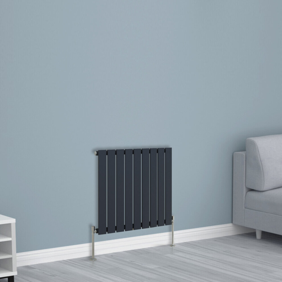 Nrg (600X612mm Single, ) Horizontal Vertical Flat Panel Designer Radiator Central Heating Radiator Rads Anthracite