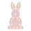 Litecraft Glow Bunny Child's Table Lamp - Pink 1