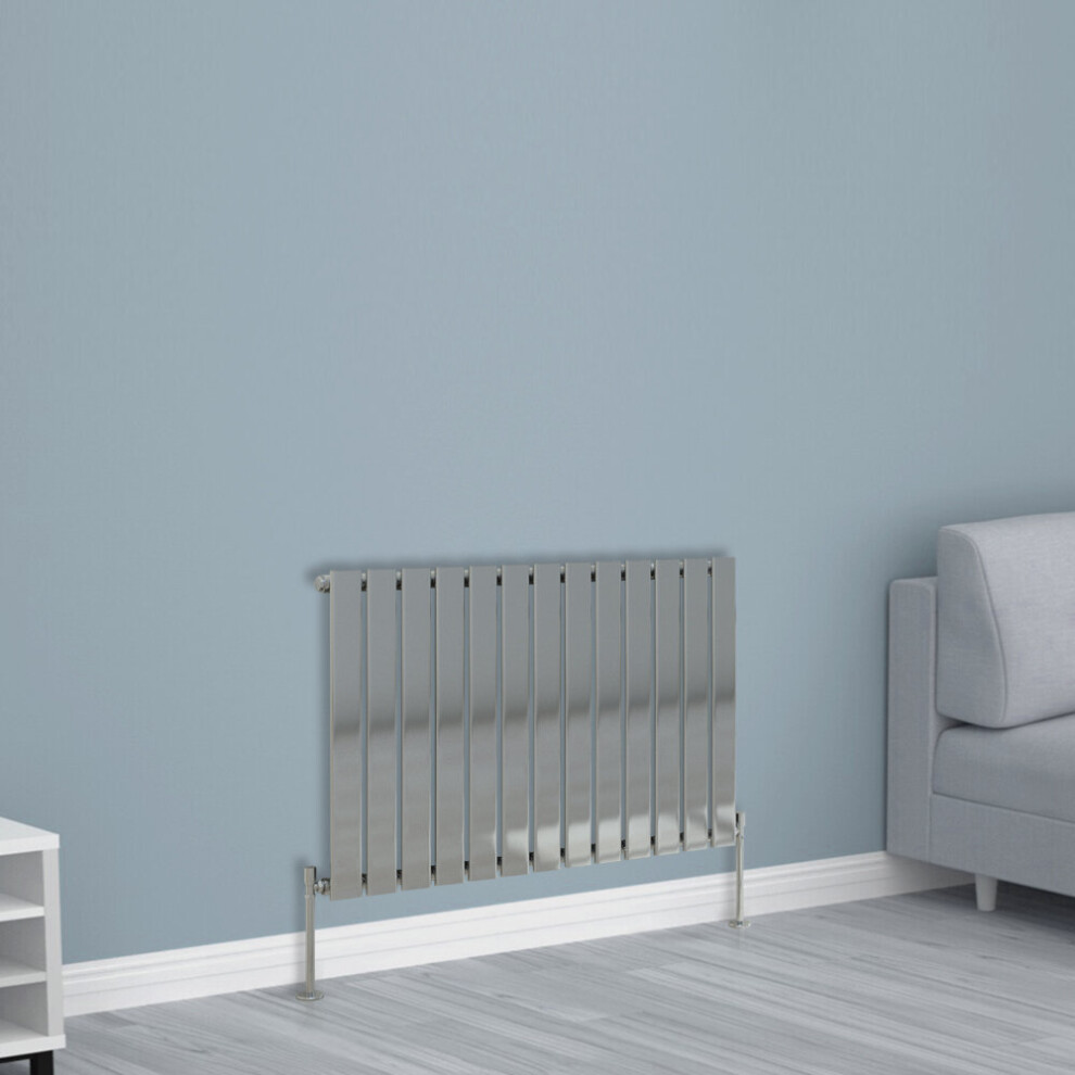 Nrg (600X884mm Single, Chrome) Horizontal Vertical Flat Panel Designer Radiator Central Heating Radiator Rads