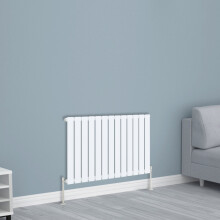 (600x884mm Single, White) NRG Horizontal Vertical Flat Panel Designer Radiator Central Heating Radiator Rads