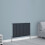 NRG (600x884mm Single, Anthracite) NRG Horizontal Vertical Flat Panel Designer Radiator Central Heating Radiator Rads 1